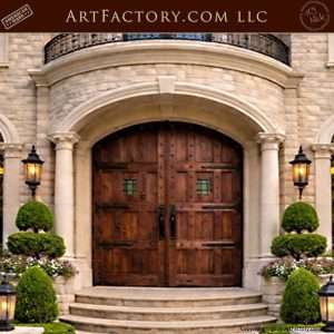 French Chateau Door Manufactured Hand Carved