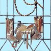 Door Grill, Western Style Handforged Patina Finished - GR70