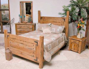 Queen Bed - Mission Style Bed  - SPBS450