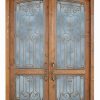 Entrance Doors - Double Doors With Iron -  8426WI