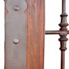 Custom Wood Double Vinyard Gates With Wrought Iron - 3187GG