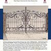 Estate Gate - Iron Gates 13th Cen France - 1351WI