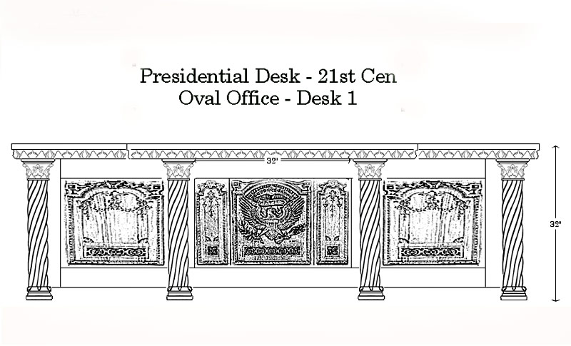 Presidential Desk - "Yes We Can"  Desk  - 1