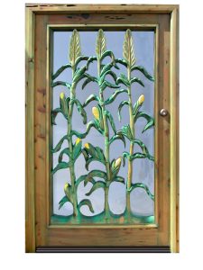 Fine Art Hand Carved Door - America's Heartland -  1336HCA