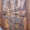 Hand Carved Door - Designed From Customers Photo - 7015HCB