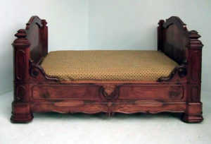 French Bed - Solid Walnut Bed - CGB332