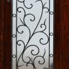 Arched Door With Hand Forged Wrought Iron  - DIW16