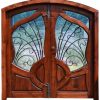 Art Nouveau Door  - French Design 19th Cen Door  - AT3343