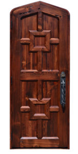 Custom Arched Raised Panel Design Door - AT3381