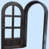 Full Arched Door - French Paned Arched Door  - 338AT