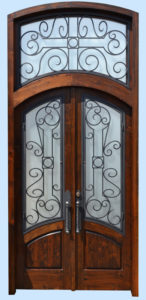 Glass Doors with Transom Inspired By Sighisoara Fortress - 326AT