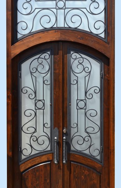 Glass Doors with Transom Inspired By Sighisoara Fortress - 326AT