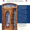 Arched Wood Entry Door With Side Light And Transom  - 7052GP