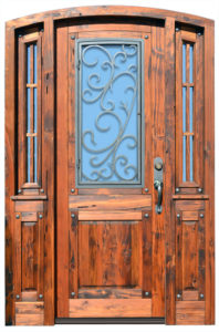 Door W/ Sidelights -  Door Design From Historic Record - 213GP