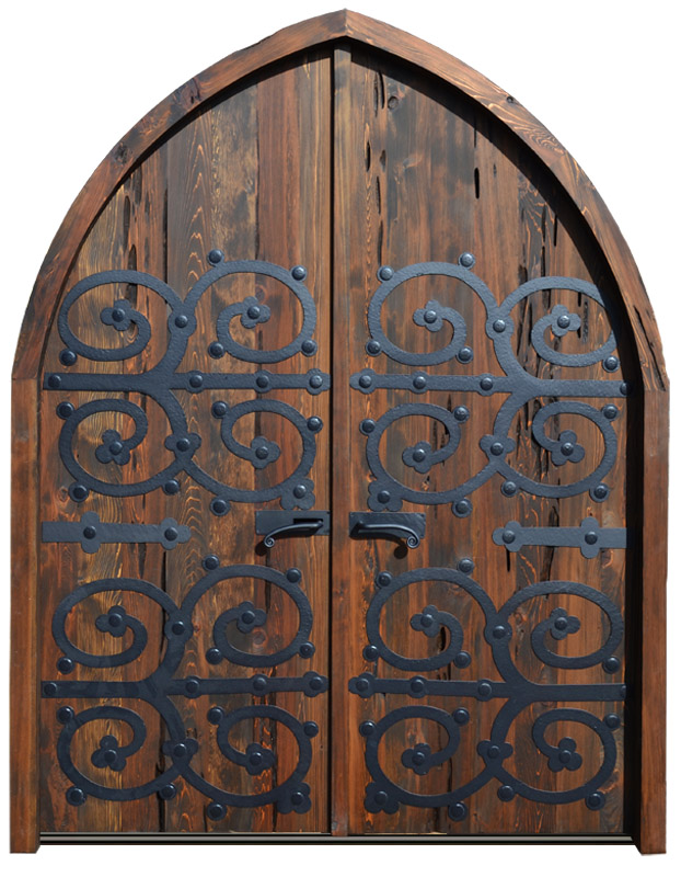 Cathedral Arched Castle Door -  Security Doors - CD1258