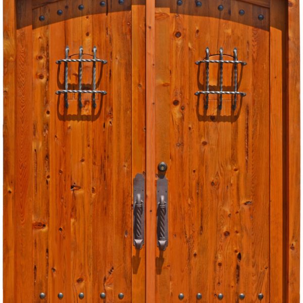 Double Arched Doors - Doors With Speakeasy - 6014ATB