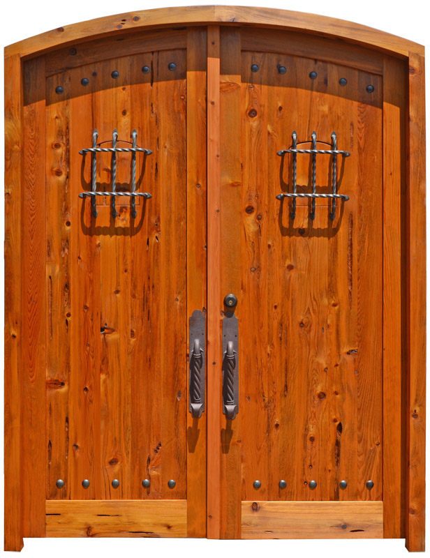 Double Arched Doors - Doors With Speakeasy - 6014ATB