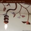 Chandelier Wrought Iron Natural Branch Chandelier - LC834