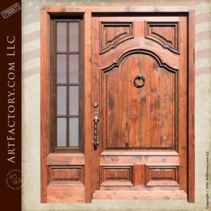 colonial style wood door