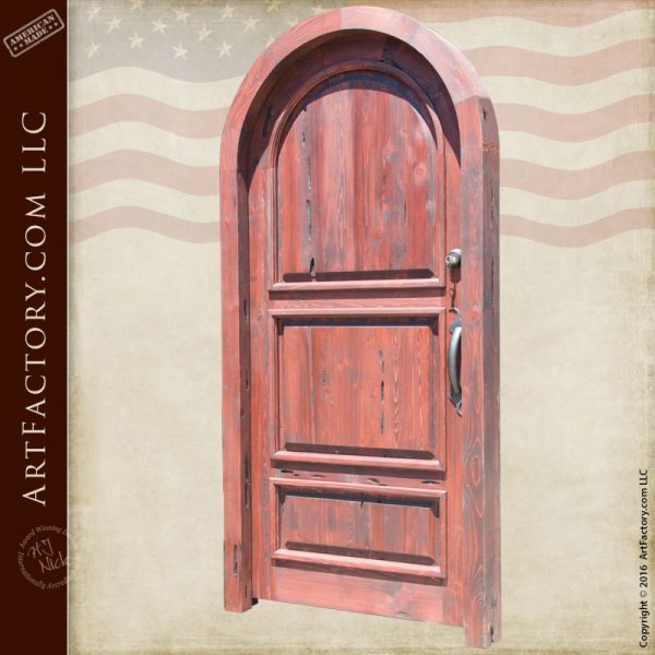 Handmade Wooden Door - Arched Custom Entryway Segovia - Scottsdale Art ...