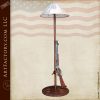 Custom Floor Lamp with 1873 Winchester Trapper Replica -FLRR22