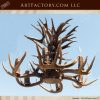 Natural Deer Antler Chandelier - Custom Ceiling Lighting - LA800