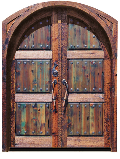 Solid Wood Double Doors - Burg Hochosterwitz Castle
