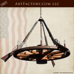 antique wagon wheel chandelier