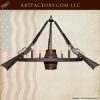 Antique Wagon Wheel Wrought Iron Chandeliers - WWC555