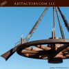 Antique Wagon Wheel Wrought Iron Chandeliers - WWC555
