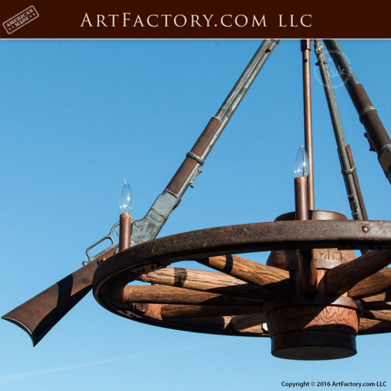 Antique Wagon Wheel Chandelier History Repurposed Into Fine Art