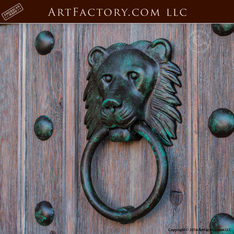 Noble Lion Door Hardware Custom Iron Door Knocker - LK1800