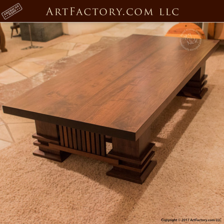 Craftsman Style Coffee Table - Frank Lloyd Wright Design