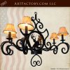 Chandelier Elk Lodge Theme | Hand Forged Custom Lighting - LCE97