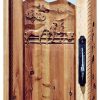 Carved Door - Cowboys On The Ranch Design  - 4343HC