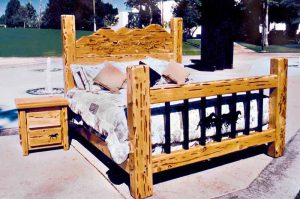 King Bed - Western Theme Bed - CBB618