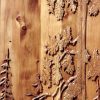 Carved Door - Outdoor Scene Inspired By Belvoir Castle- 6005HC