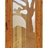 Carved Wood Door - Tree Squirrels Design  - 9343HC