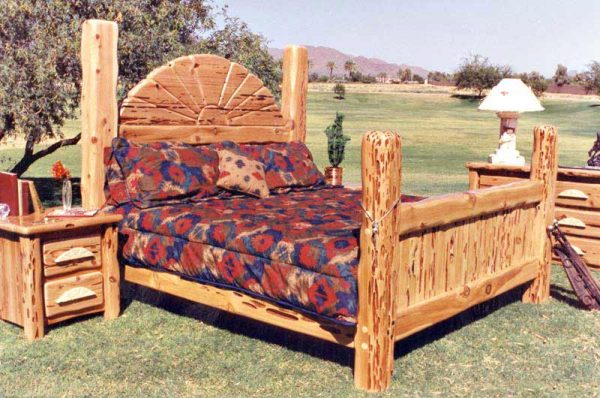 King Bed - Sante Fe Style Bed - SWBS233A