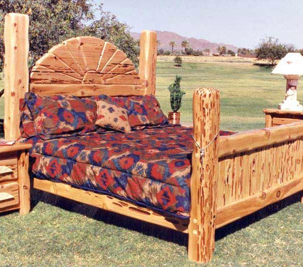 King Bed - Sante Fe Style Bed - SWBS233A