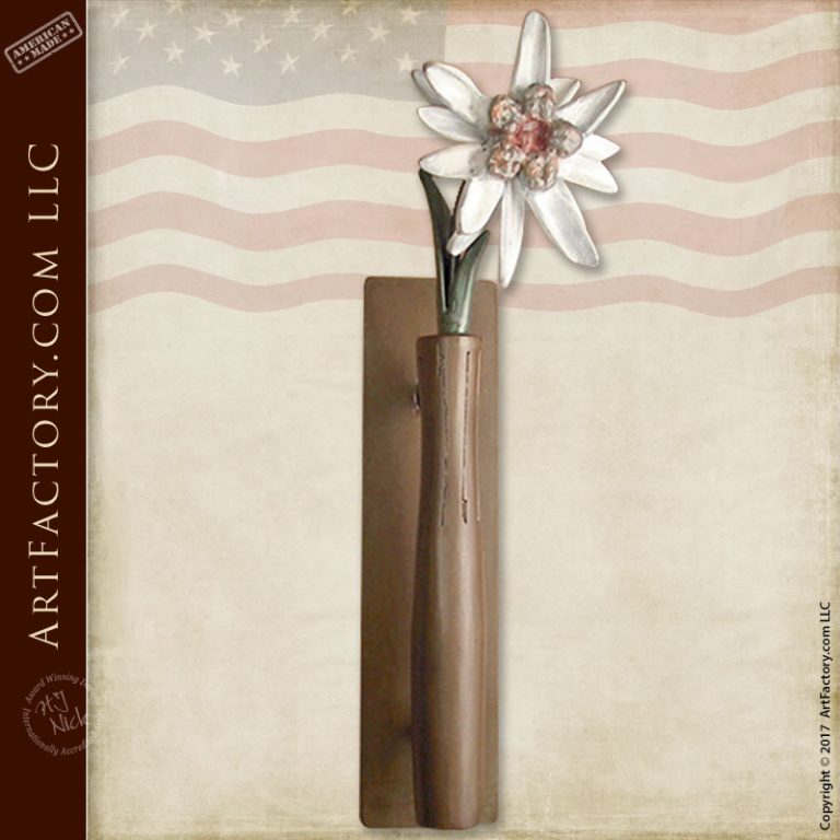 Custom Cattail Door Pull Nature Inspired Hand Hardware Designs