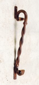 Door Pull - Hand Forged - Twisted Scroll Door Pull- HH004