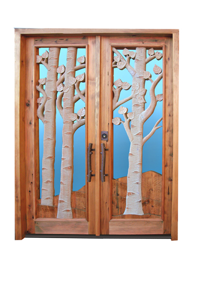 Doors - Quaking Aspen Trees - Inspired By Mother Nature- 2346HC