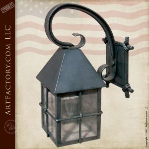 Custom Made Hand Forged Coach Light Sconce - LS171