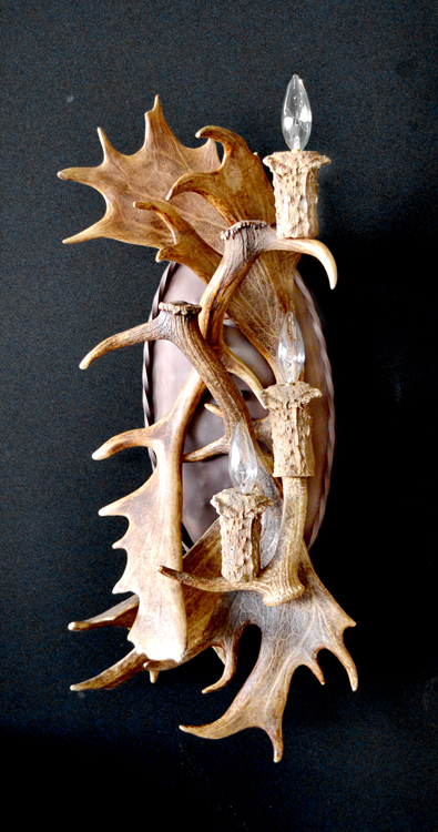 Wall Antler Sconce - Design From Historic Record  - MS700