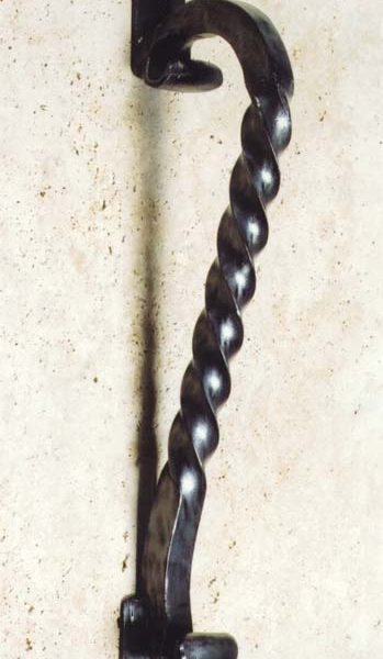 Door Pull - Hand Crafted Tight Spiral - HH126