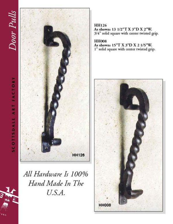 Hand Forged Antique Hardware - Custom Door Pulls - Scottsdale Art Factory