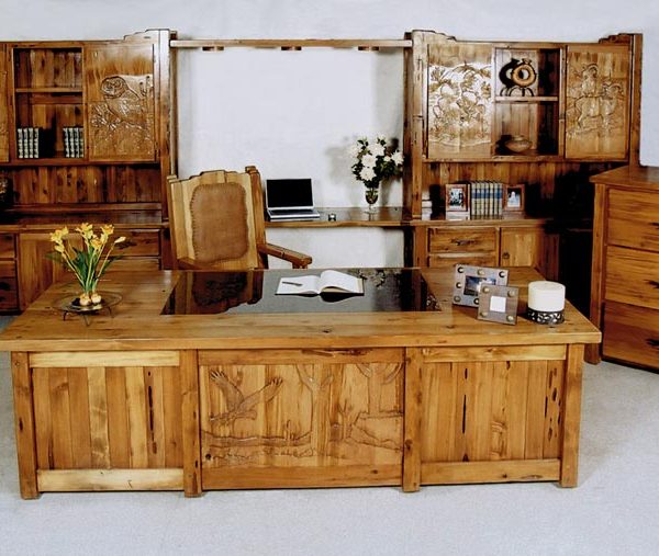 Executive Office - Hand Carved Wood Furniture - MLOD561A