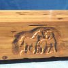 Chest - Table - Horses At Play Memory Dowery Chest - CBC616