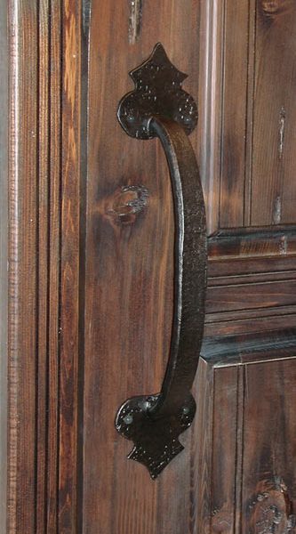 Door Pull - Hand Forged - Chateau du Birkenfels Style HH147
